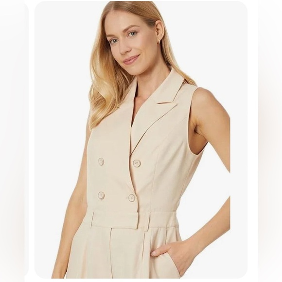 NWT Paige Arcana Jumpsuit. Ecru color. Size 4 - Picture 6 of 16